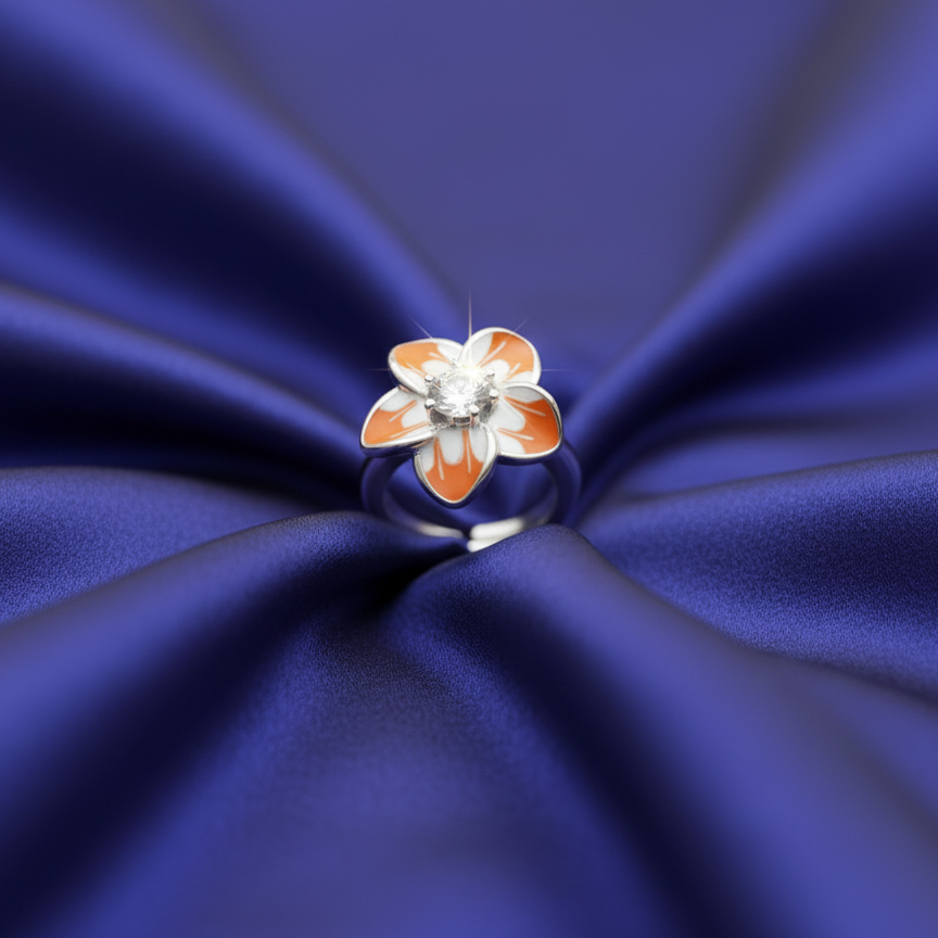 Noiré Baguette Crest – 925 Sterling Silver Toe Ring for Women