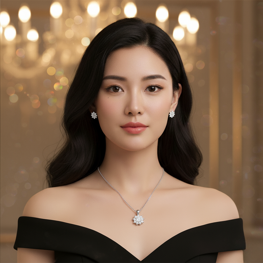 MK1 Sterling Silver Pendant Set