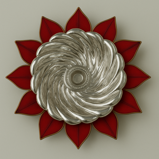 Silver Diya 5