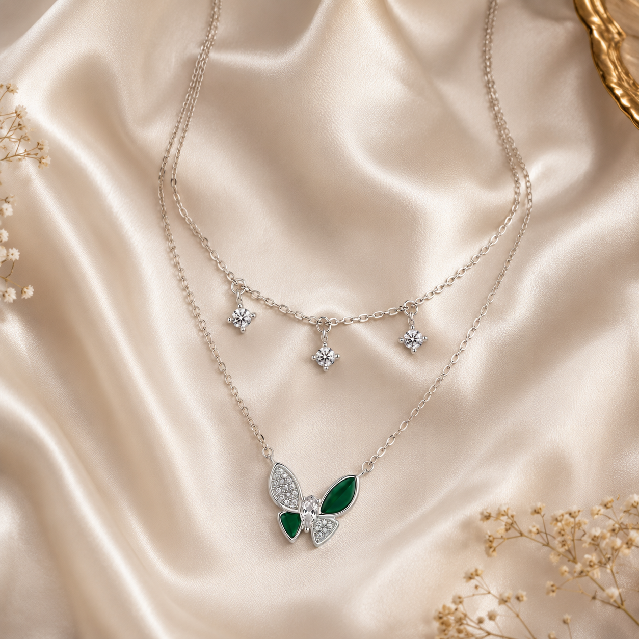 Butterfly Necklace for Women (92.5 Sterling Silver)