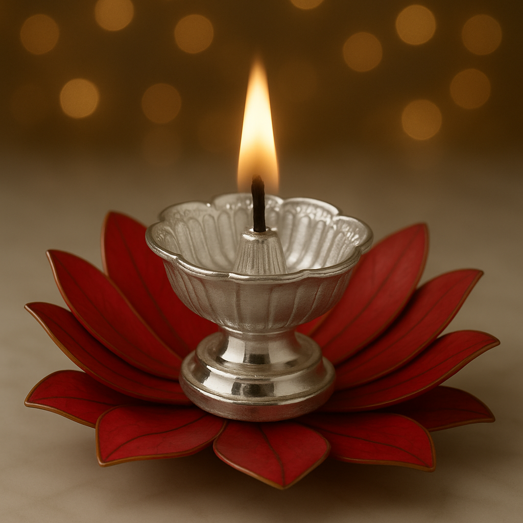 Silver Diya 2
