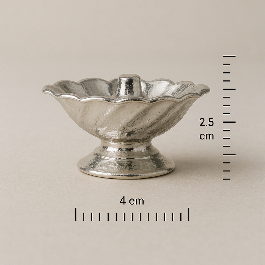 Silver Diya 5