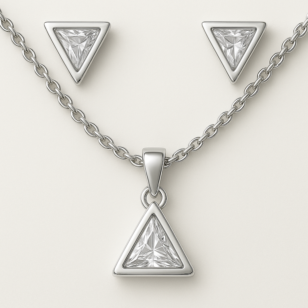 MK3 Sterling Silver Pendant Set