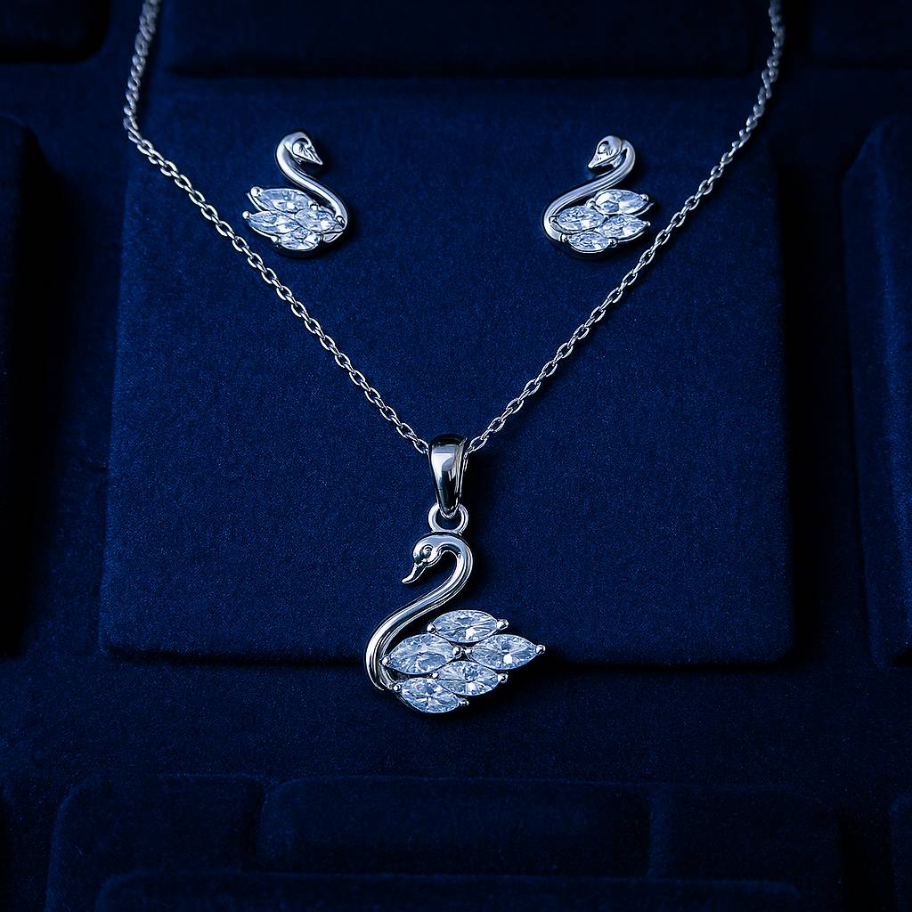 MK4 Sterling Silver Pendant Set