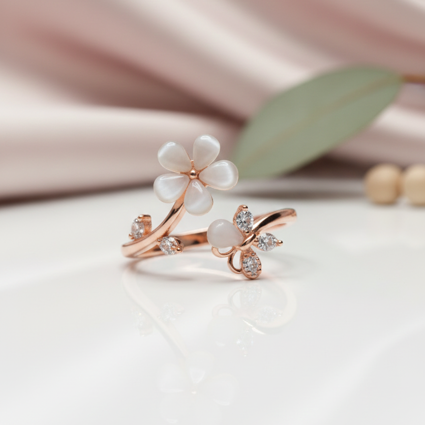 Rivansh stacked multi-row baguette ring set with aligned clean AAA Cubic Zirconia crystals on premium background
