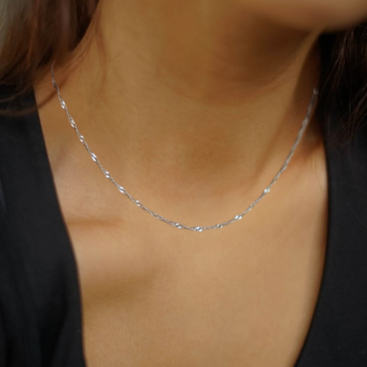 Rivansh 16-Inch 22k Gold Plated Sterling Silver Chain