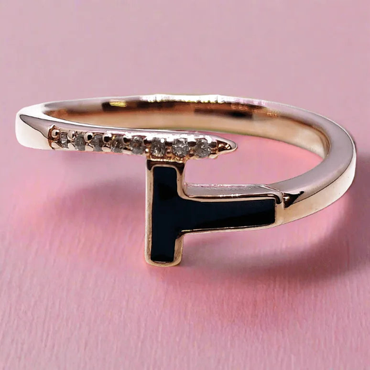 Black Beauty Ring for Women,Ring,925 silver,rivansh.co