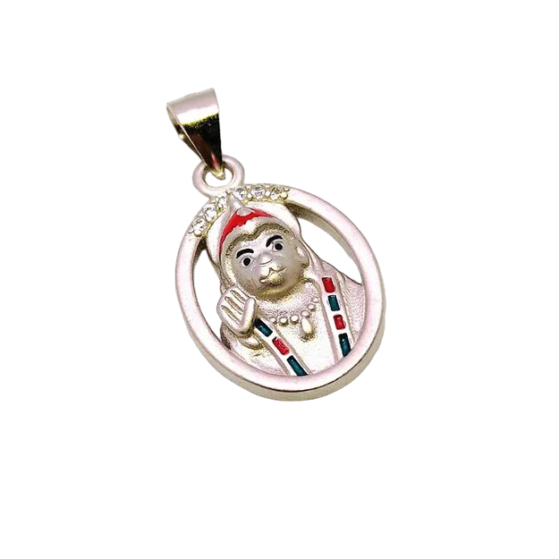 Lord Hanuman Silver Pendent For Men/Women - Rivansh