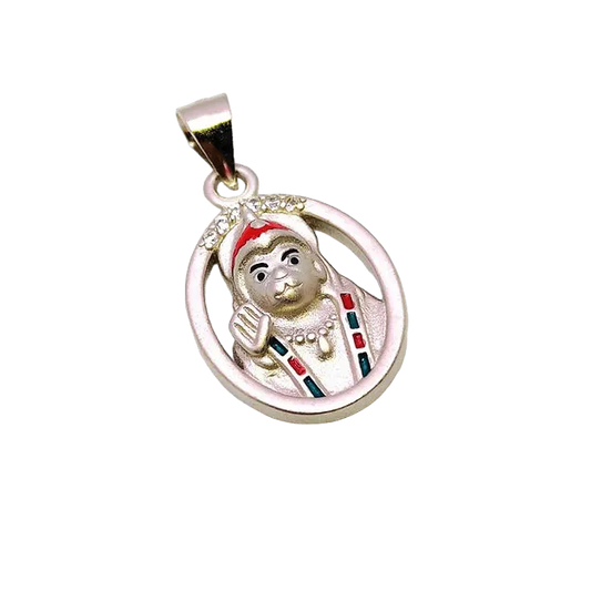 Lord Hanuman Silver Pendent For Men/Women - Rivansh