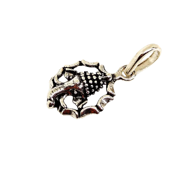 Lord Pure Silver Ganesh Pendent - Rivansh