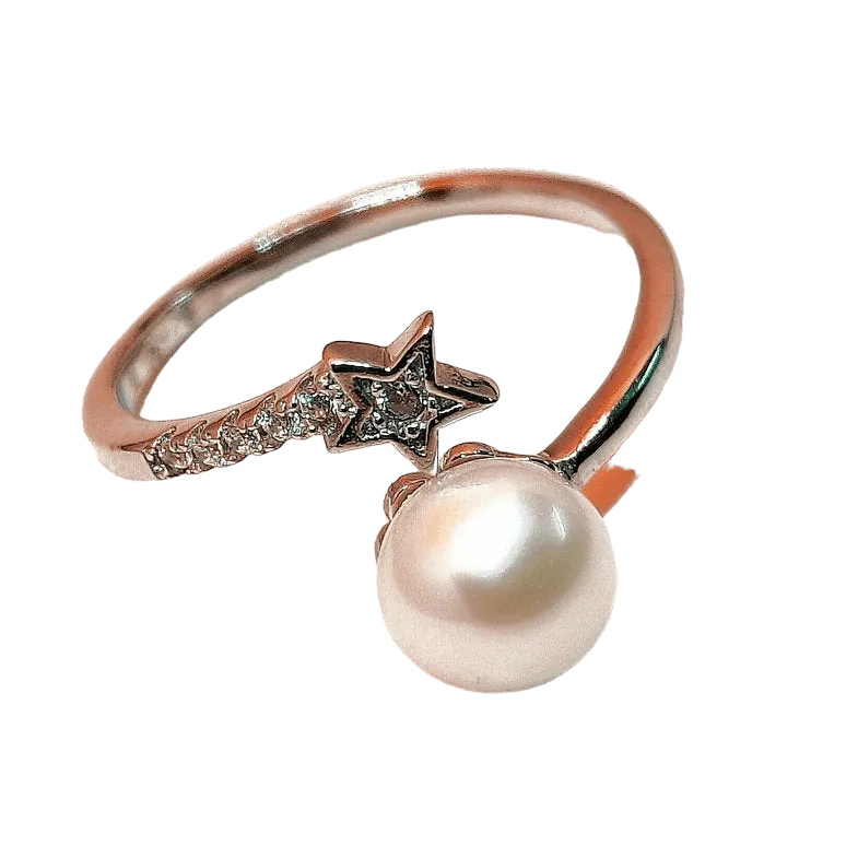 Pearl Star Ring for Women - Rivansh