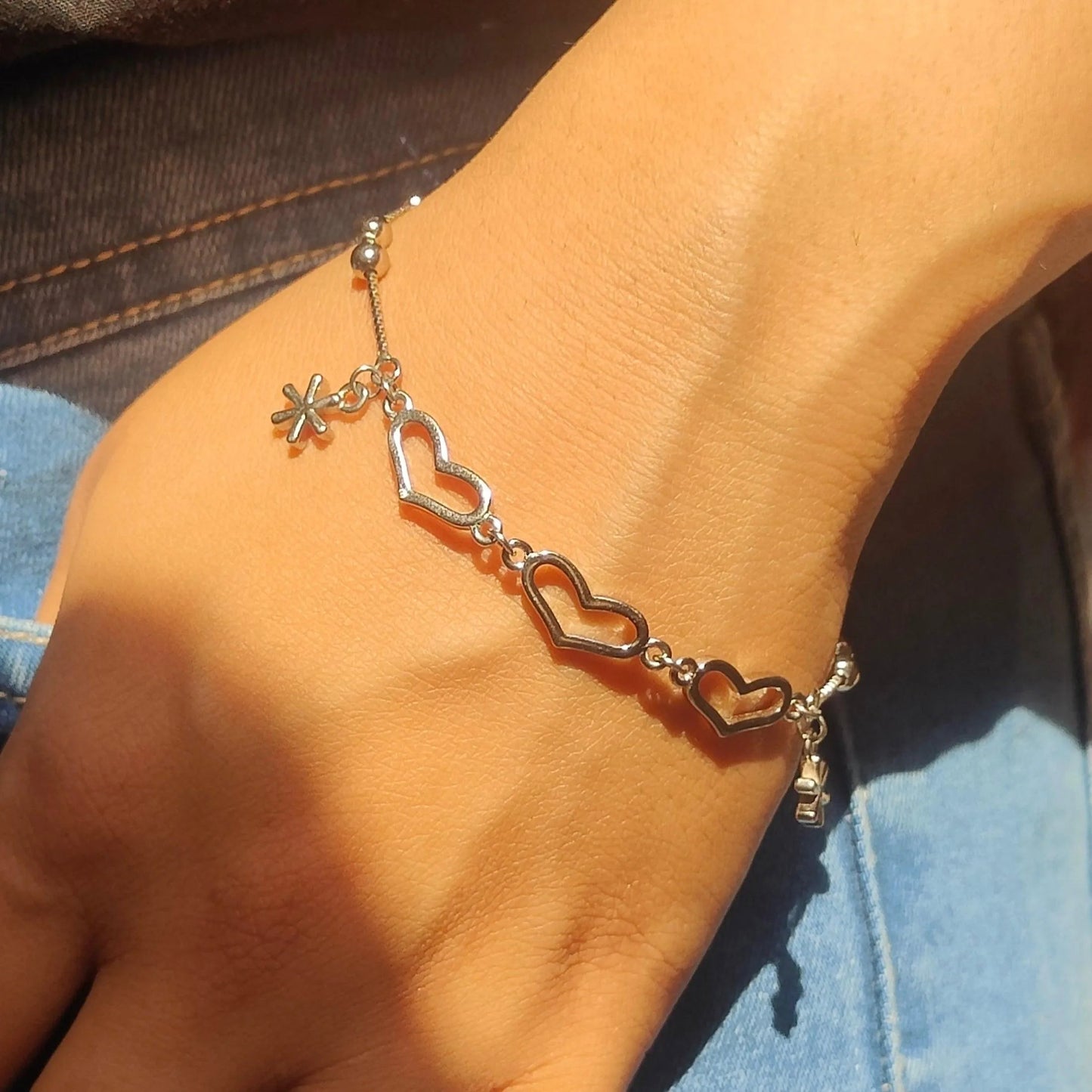 Silver Heart - Bracelet for Women