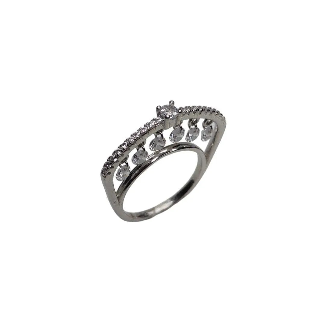 Sterling Silver Ring with Beads for Girls/Women | Rivansh Jewels | 925 Sterling Silver Jewelry Store | Rivansh.co | Luxury Sterling Silver Jewellery Online
