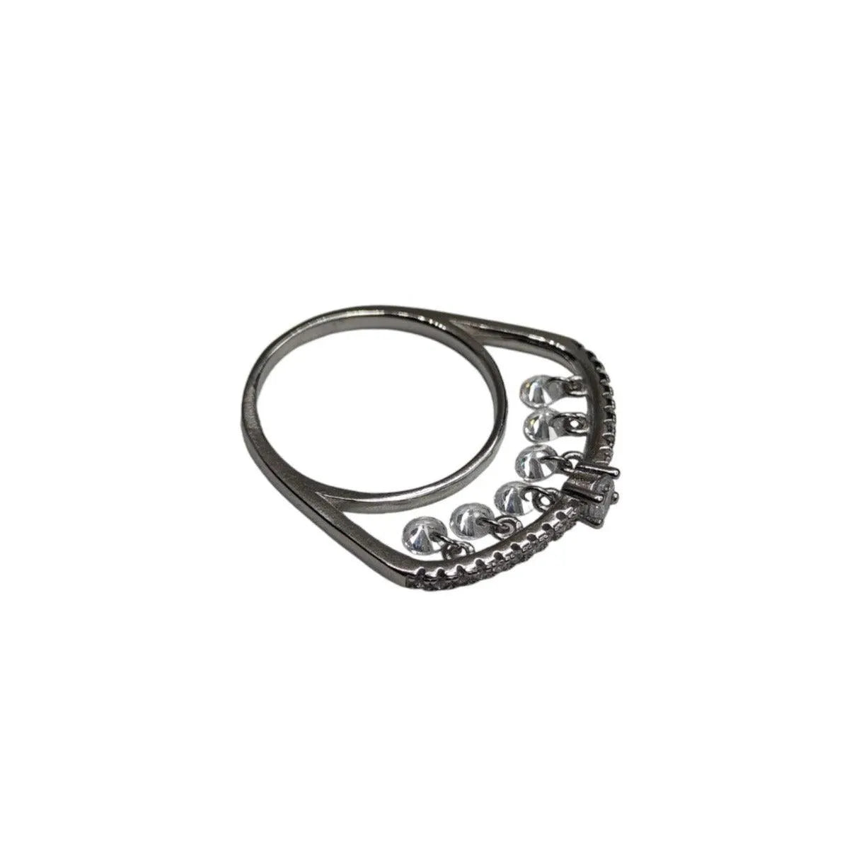 Sterling Silver Ring with Beads for Girls/Women | Rivansh Jewels | 925 Sterling Silver Jewelry Store | Rivansh.co | Luxury Sterling Silver Jewellery Online