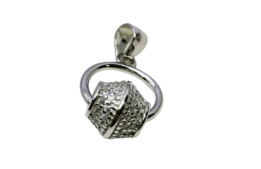The Ball- Silver Pendent for Women - Rivansh
