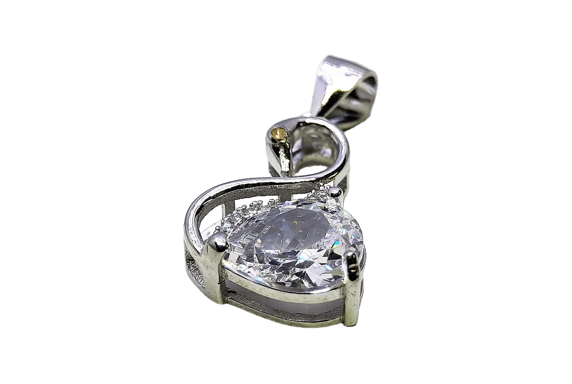 The Diamond Duck- Silver Pendent for Women - Rivansh