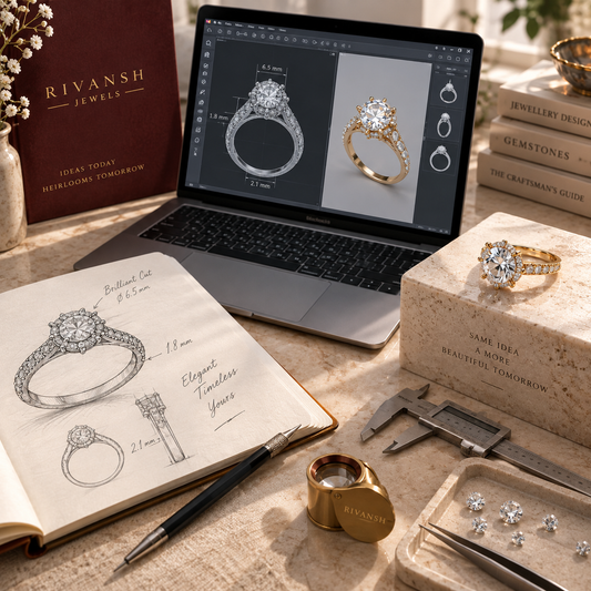 How Custom Jewellery Actually Works: From Your Idea to the Jewellery You Wear