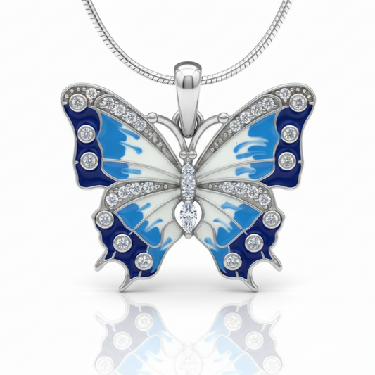 The Luna Butterfly 925 Silver Pendent for Women