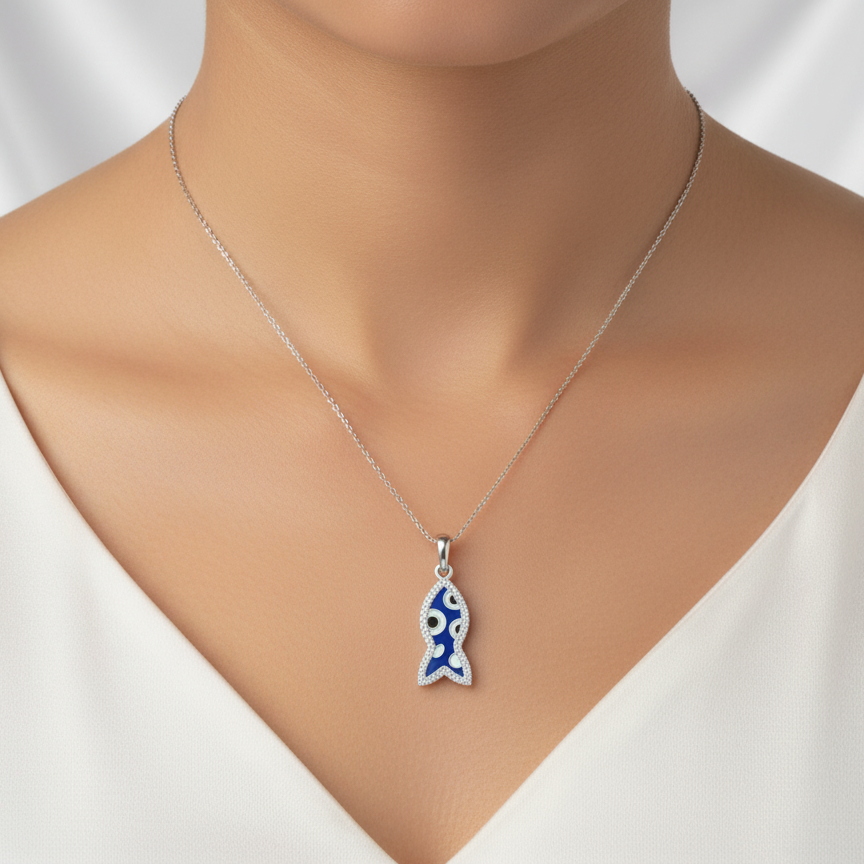 Fish Silver Pendant