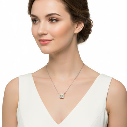 RY Necklace for Women (92.5 Sterling Silver)