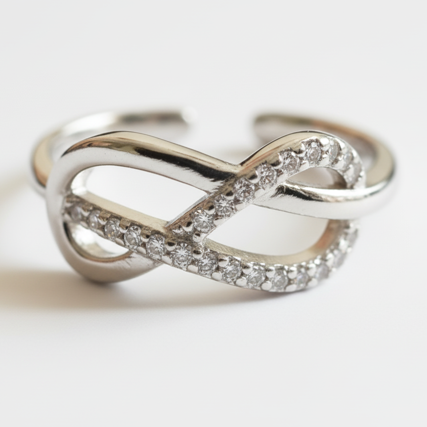 Vittoria Lumi Band – 925 Sterling Silver Toe Ring for Women