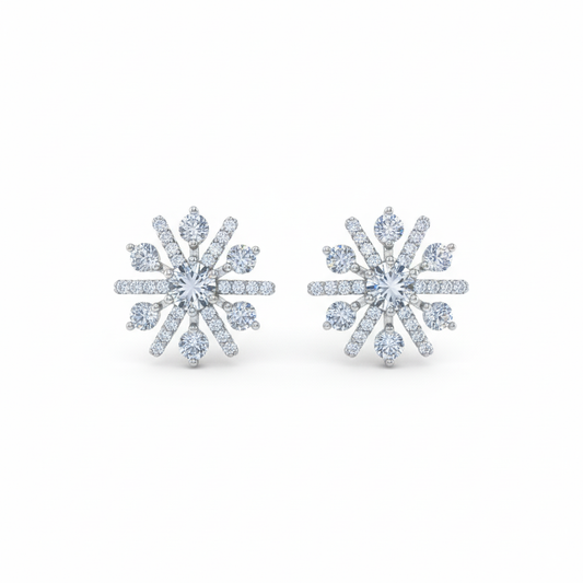 Zircon Bloom Studs