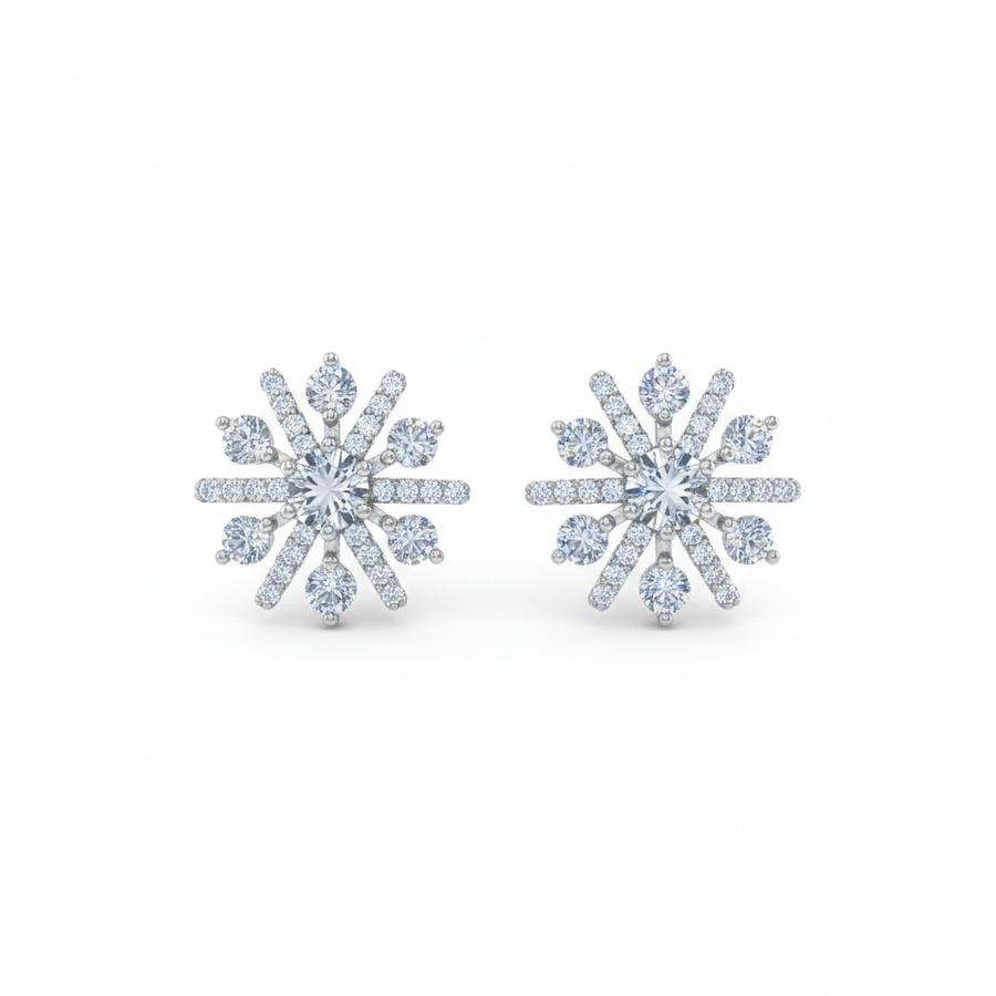 Zircon Bloom Studs