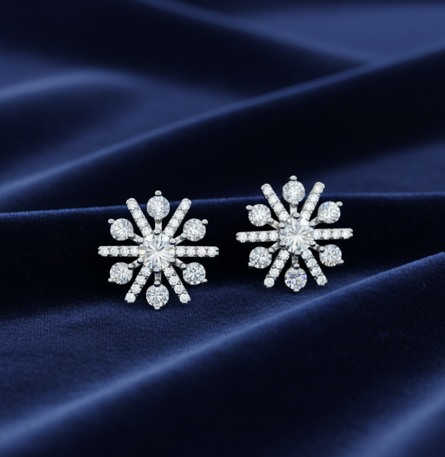 Zircon Bloom Studs