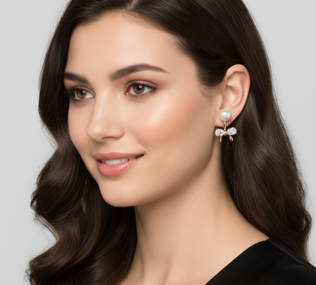 Floréal Pearl Sterling Silver Earrings for Women