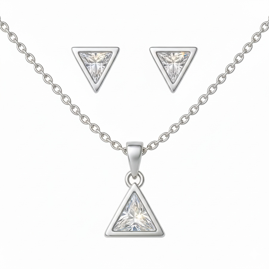 MK3 Sterling Silver Pendant Set