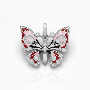 Aura Butterfly Silver Pendant – 925 Silver Pendant for Women