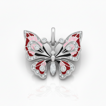 The Aura Butterfly 925 Silver Pendent for Women