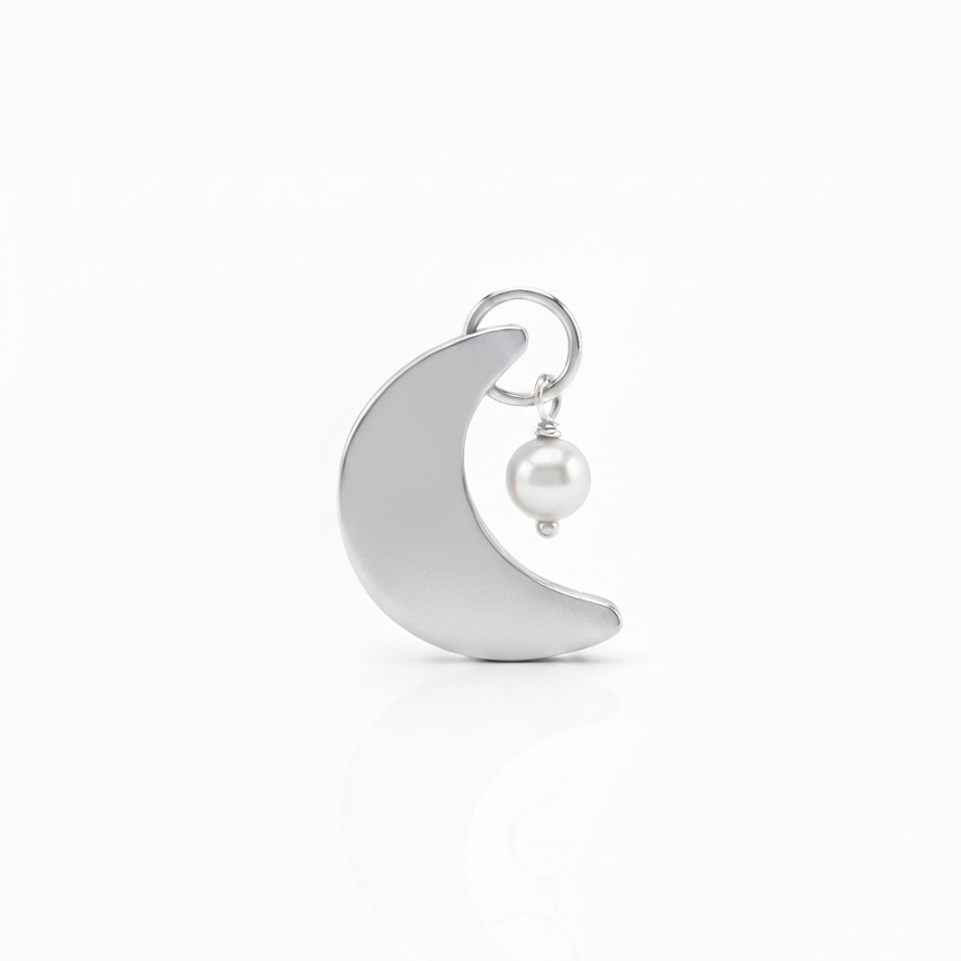 The Moon 925 Silver Pendent for Women