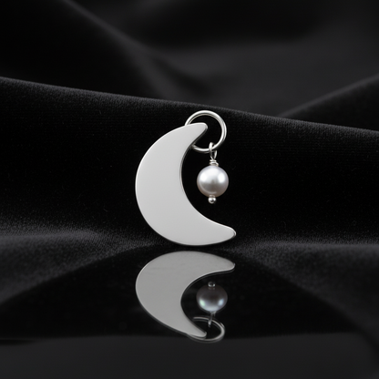 The Moon 925 Silver Pendent for Women