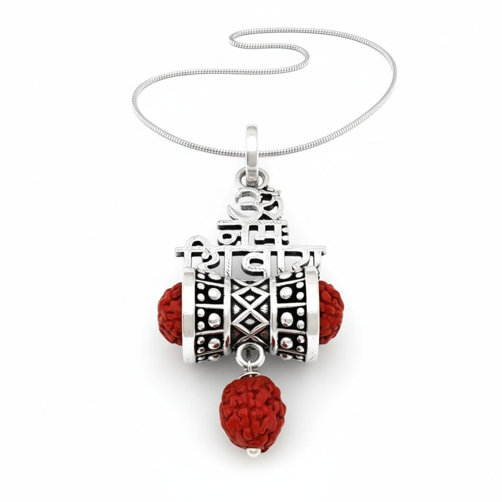 Aum Silver Pendent for Men/Women