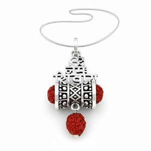 Aum Silver Pendent for Men/Women