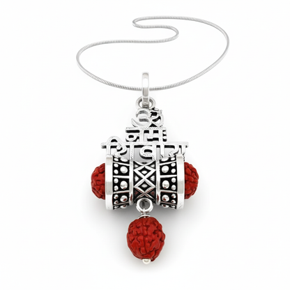 Aum Silver Pendent for Men/Women