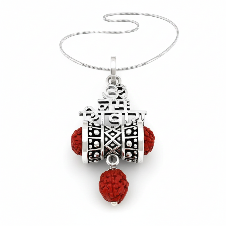 Aum Silver Pendent for Men/Women