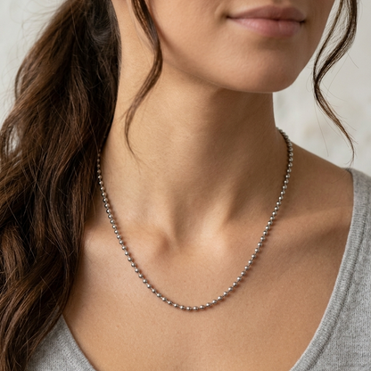 Whisper Silver Necklace