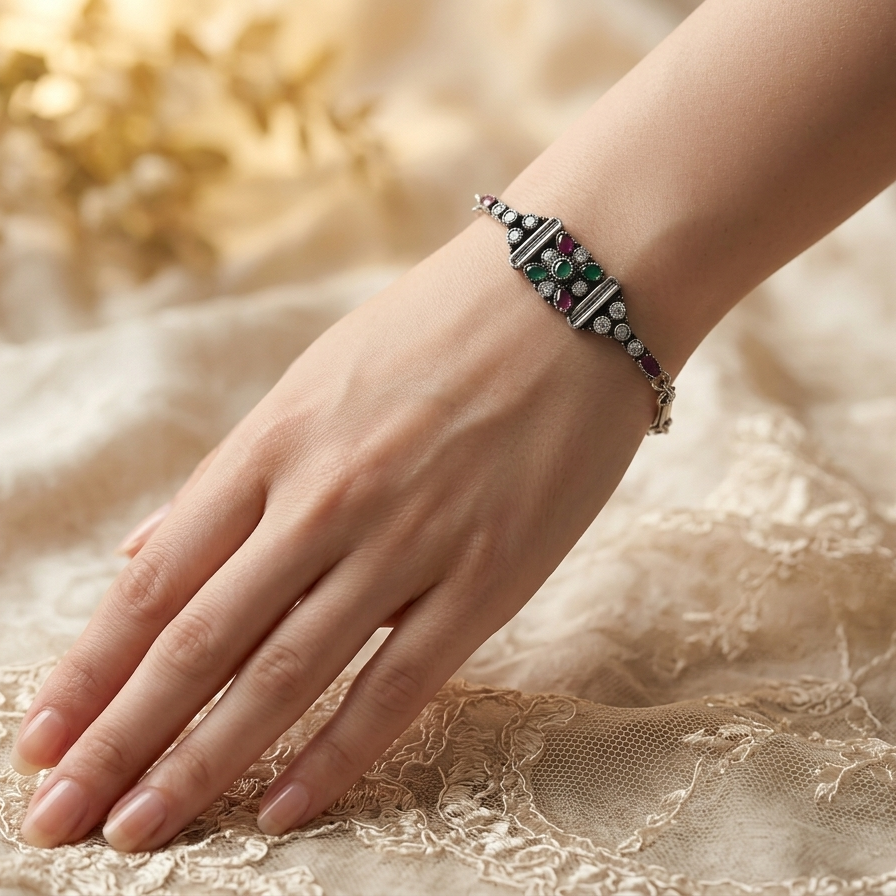 Fusion Sterling Silver Bracelet for Women