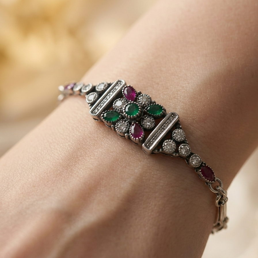 Fusion Sterling Silver Bracelet for Women