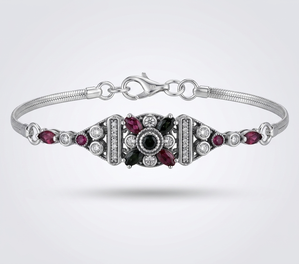 Fusion Sterling Silver Bracelet for Women