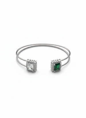 Square Souls Cuff Bracelet – 925 Sterling Bracelet for Women