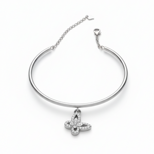 The Zenith Butterfly Sterling Silver Cuff Bracelet for Women