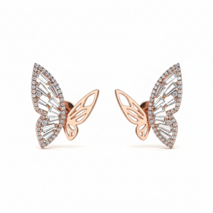 Butterfly Sterling Silver Earrings