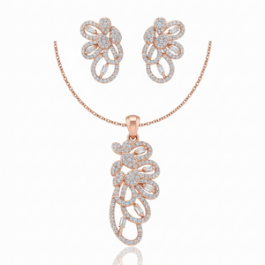 The Entwined Vine Pendent Set for Women