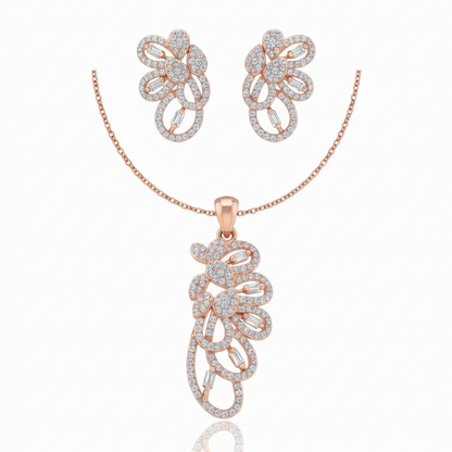 The Entwined Vine Pendent Set for Women