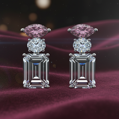 Hanging Sterling Silver Earrings for Women