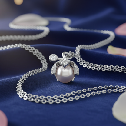 Floréal Pearl Pendent Sterling Silver for Women