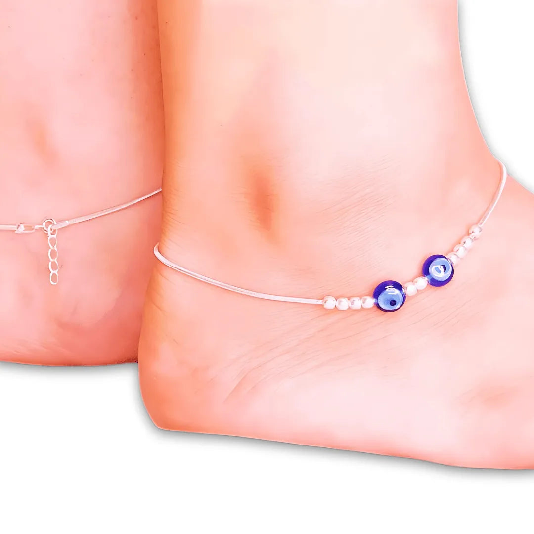 5s Evil Eye Anklet for Women